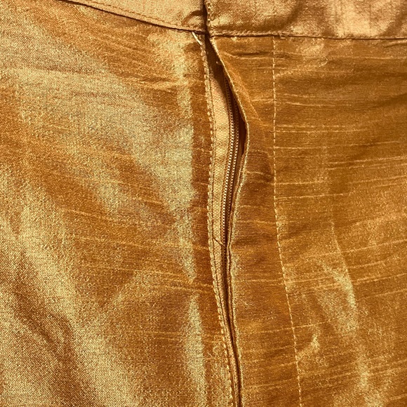 Kurta Art Silk Top & Bottom set Sequined Top goldtone embellishment Mens Size 40 - Picture 12 of 14